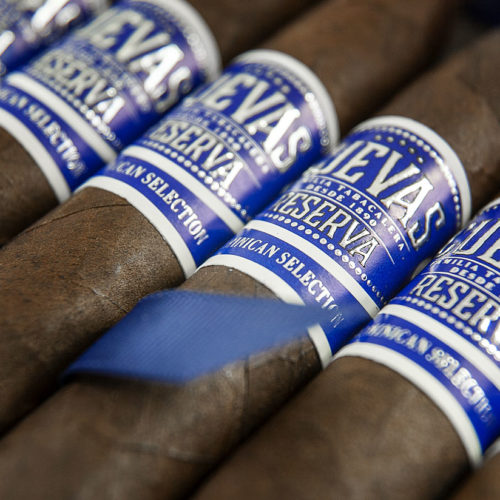 Cuevas Reserva vintage Cuban cigar packaging and band design